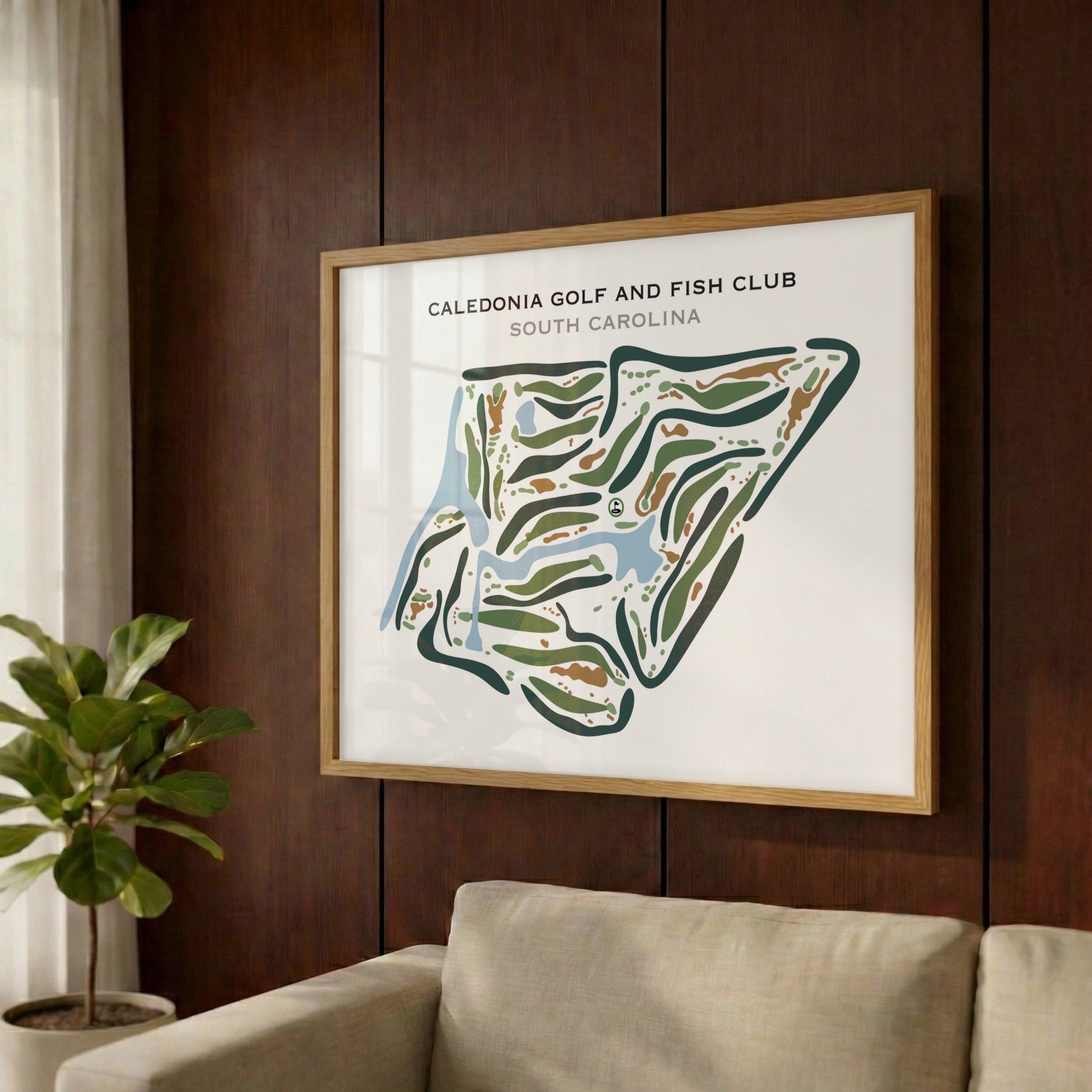 Caledonia Golf and Fish Club, South Carolina - Printed Golf Courses