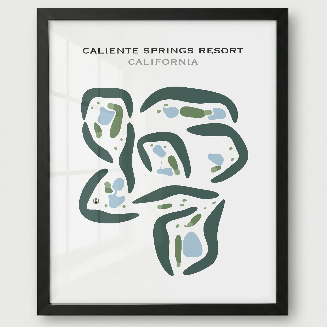 Caliente Springs Resort, California - Printed Golf Courses