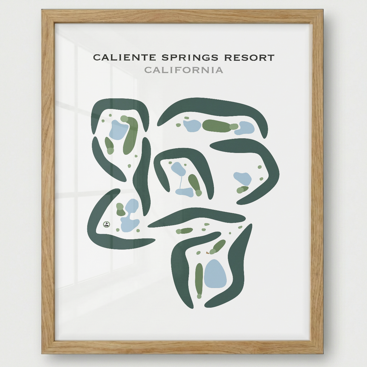 Caliente Springs Resort, California - Printed Golf Courses
