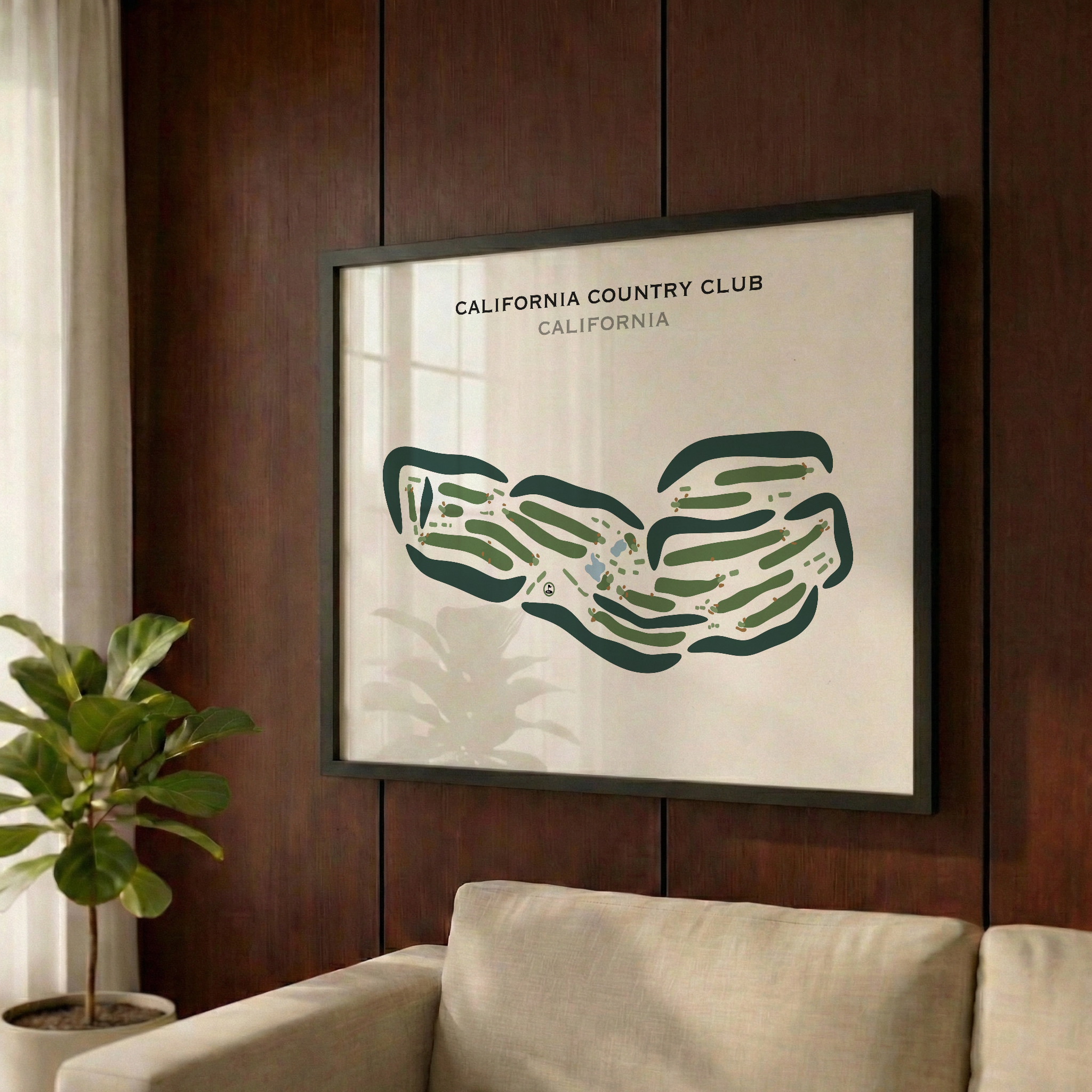 California Country Club, California - Printed Golf Courses