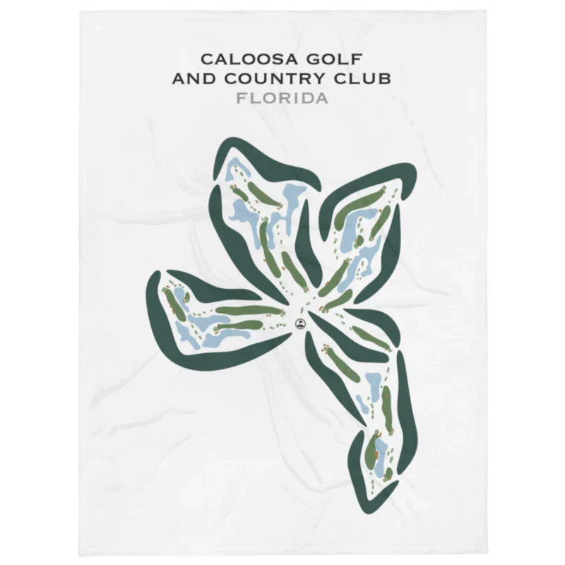 Caloosa Golf & Country Club, Florida - Printed Golf Courses