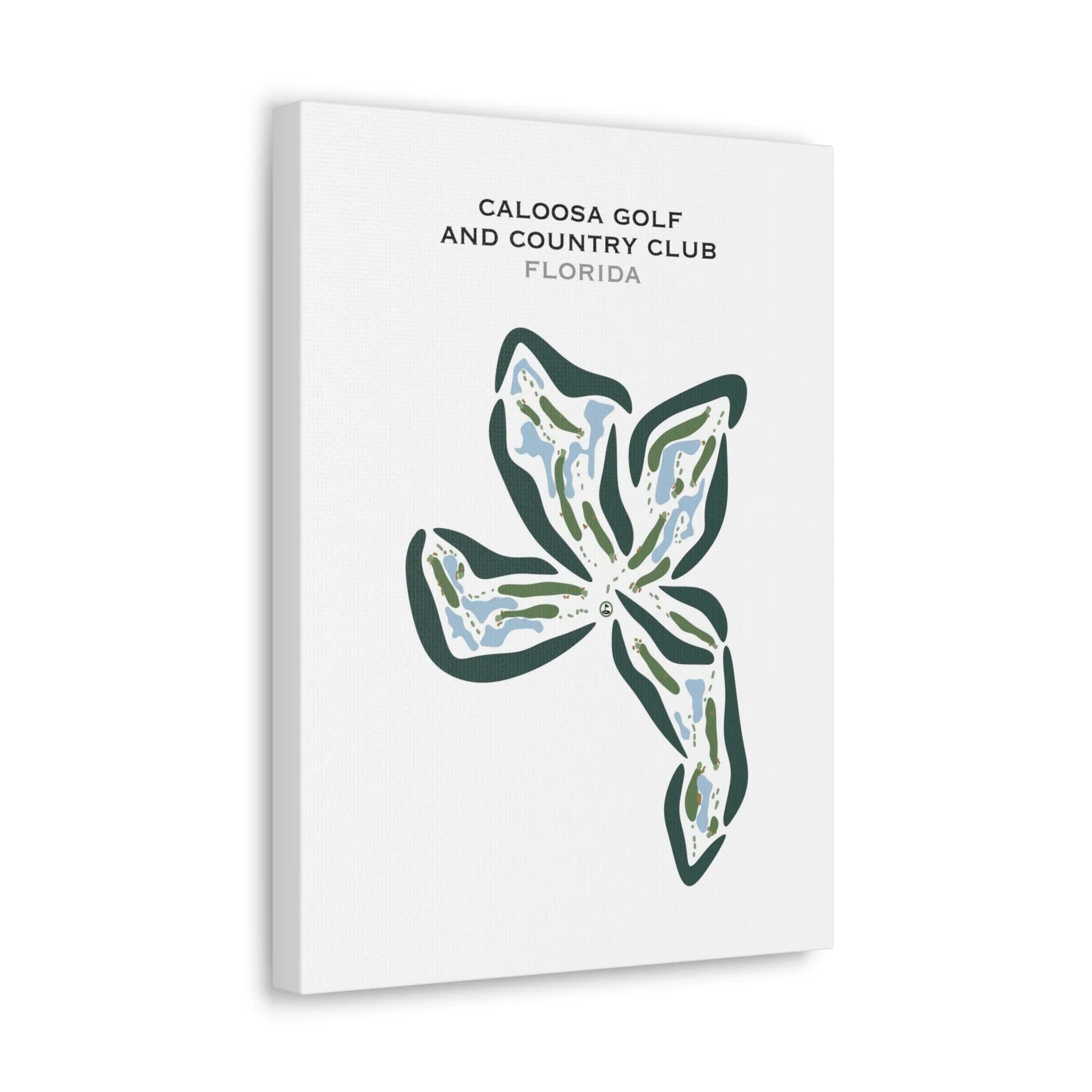 Caloosa Golf & Country Club, Florida - Printed Golf Courses
