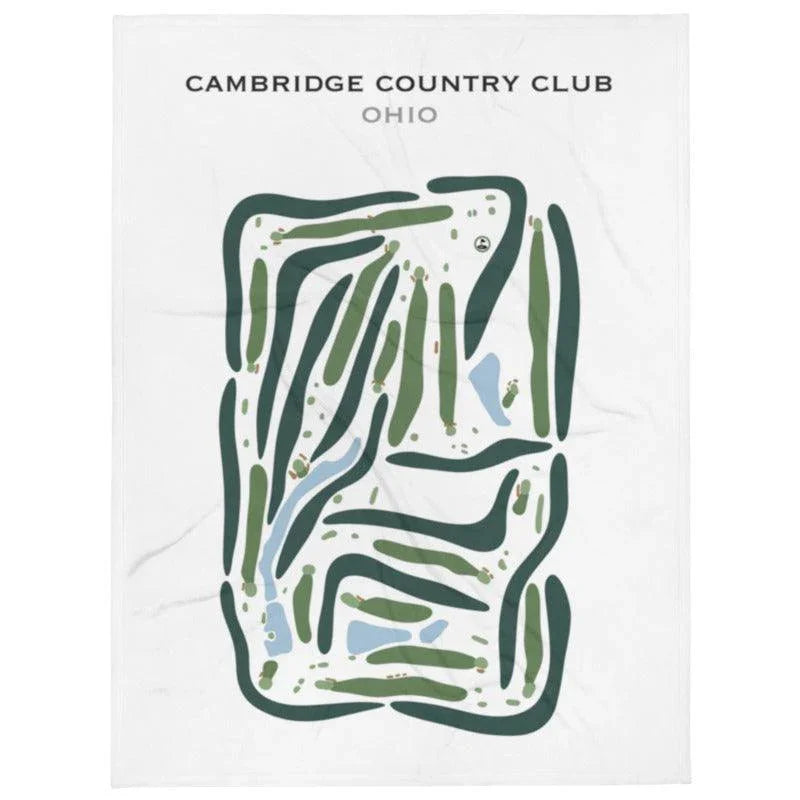 Cambridge Country Club, Ohio - Printed Golf Course