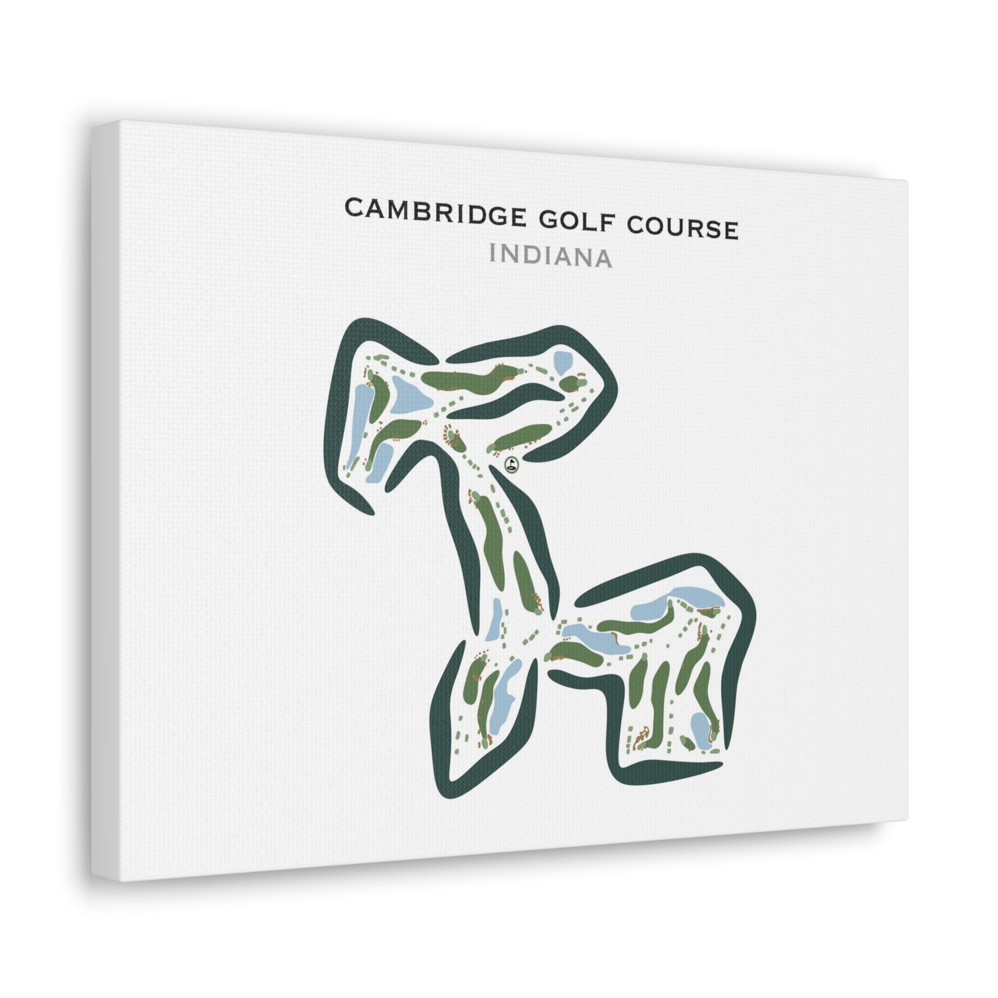 Cambridge Golf Course, Indiana - Printed Golf Courses