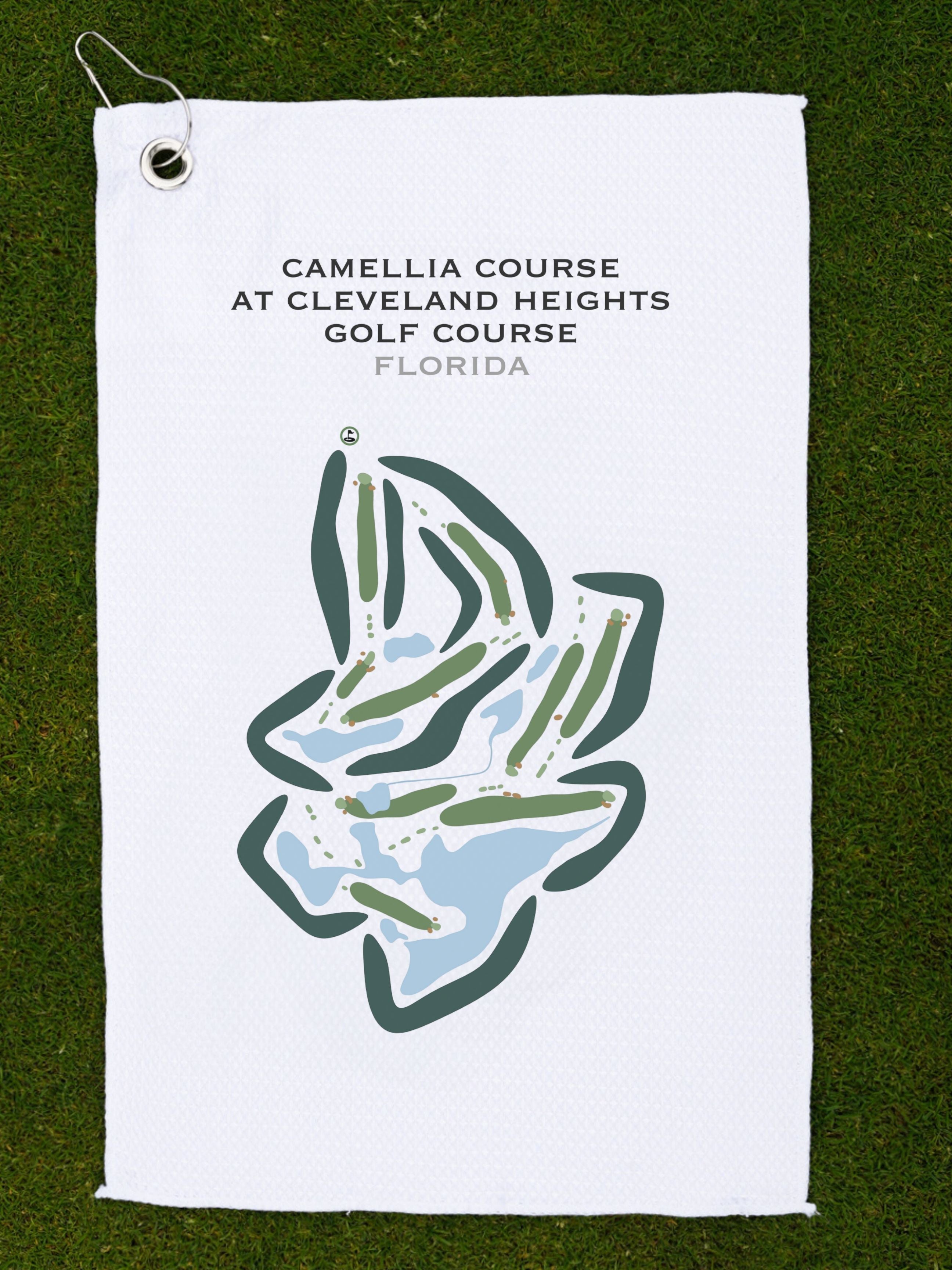 Camellia Course at Cleveland Heights Golf Club, Florida - Printed Golf Courses