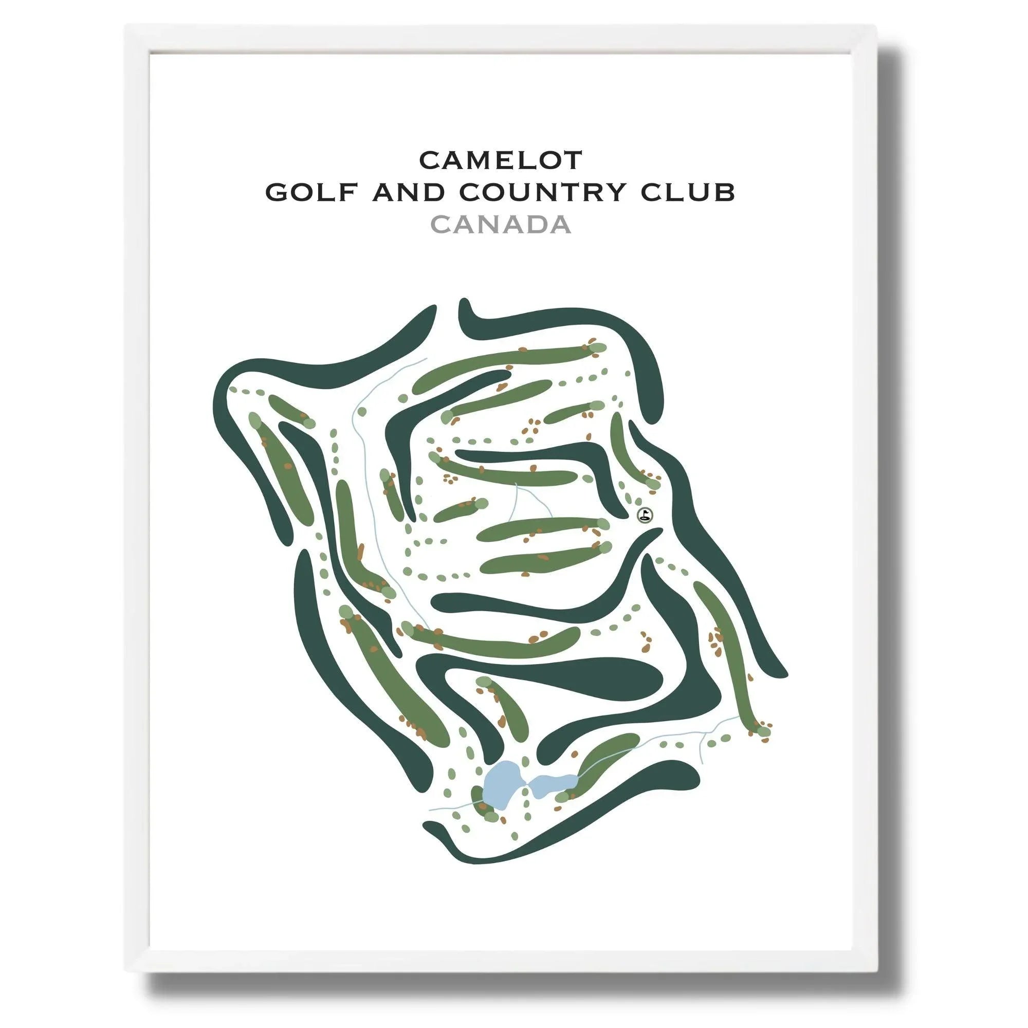 Camelot Golf & Country Club, Canada - Printed Golf Courses