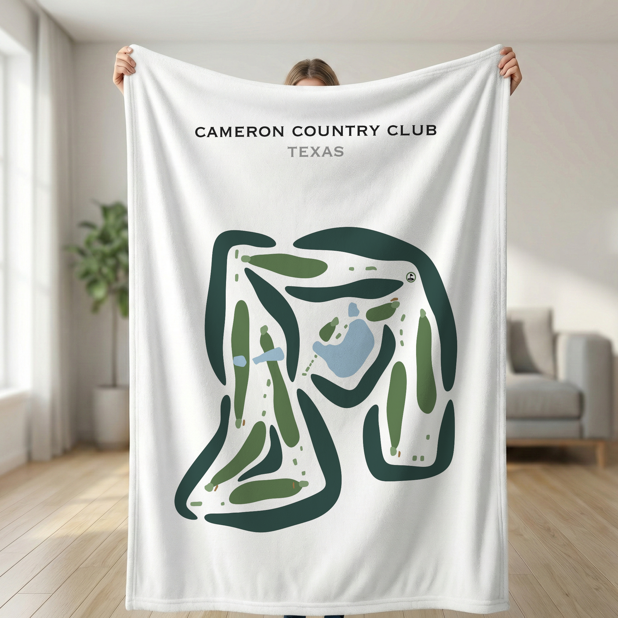Cameron Country Club, Texas - Printed Golf Courses