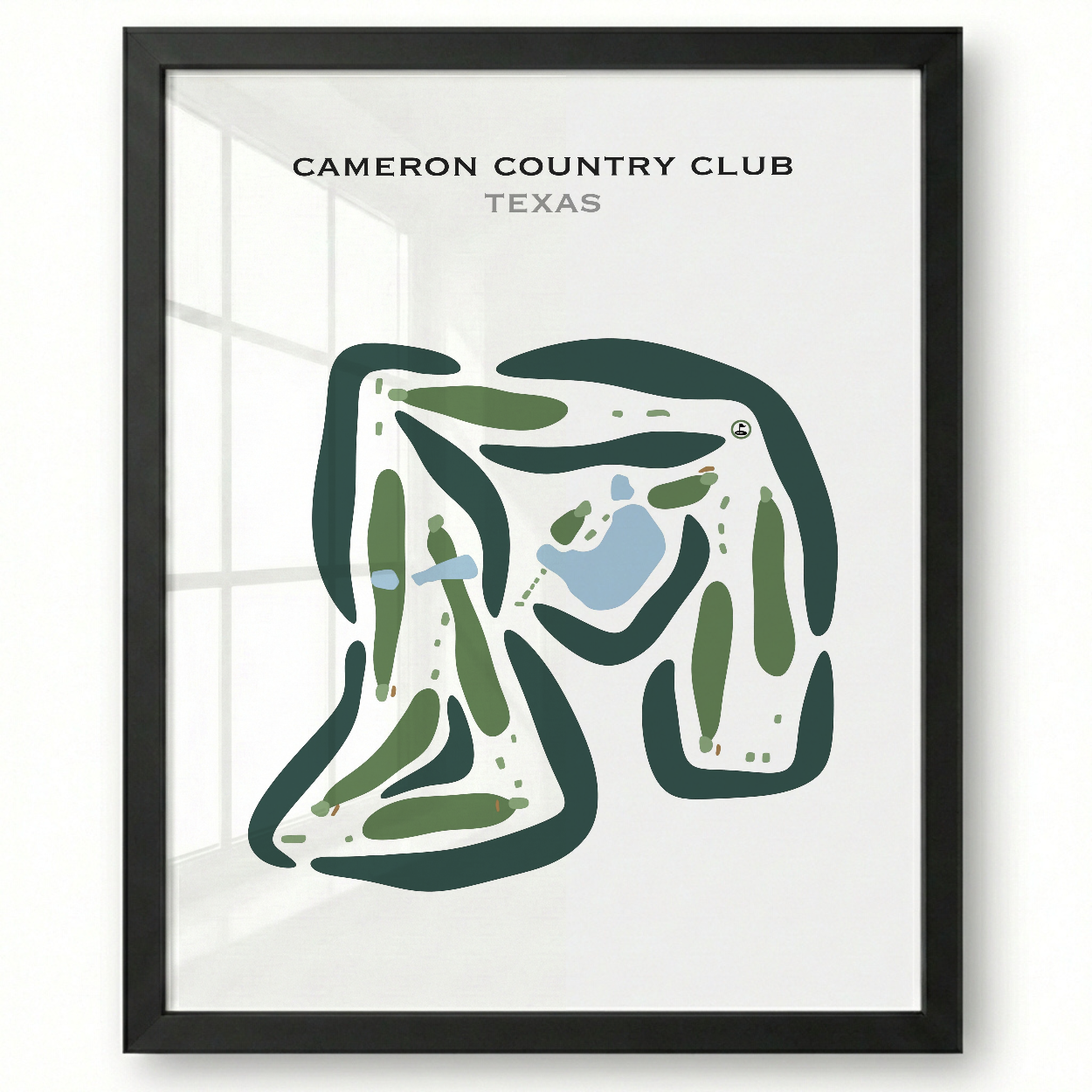 Cameron Country Club, Texas - Printed Golf Courses