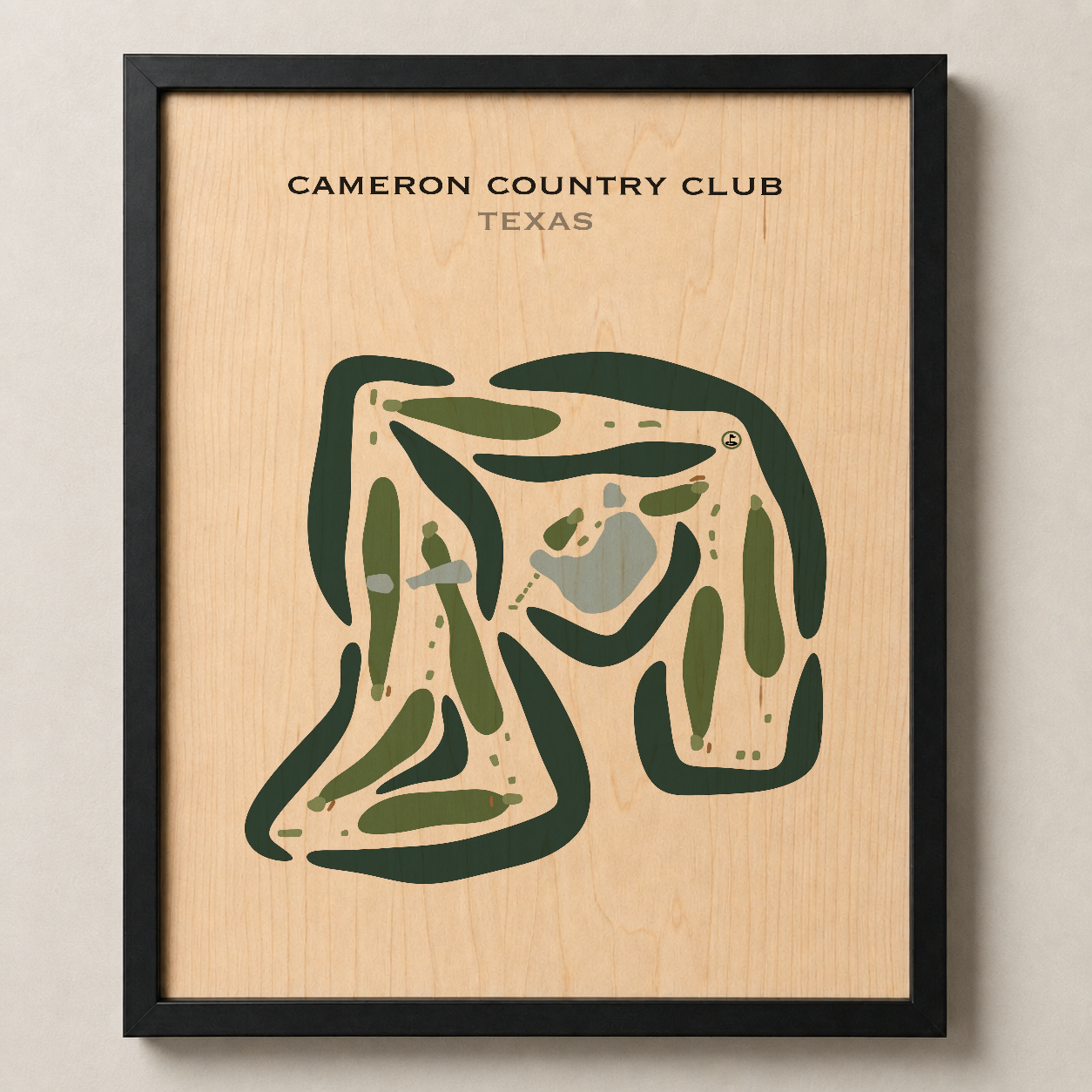 Cameron Country Club, Texas - Printed Golf Courses