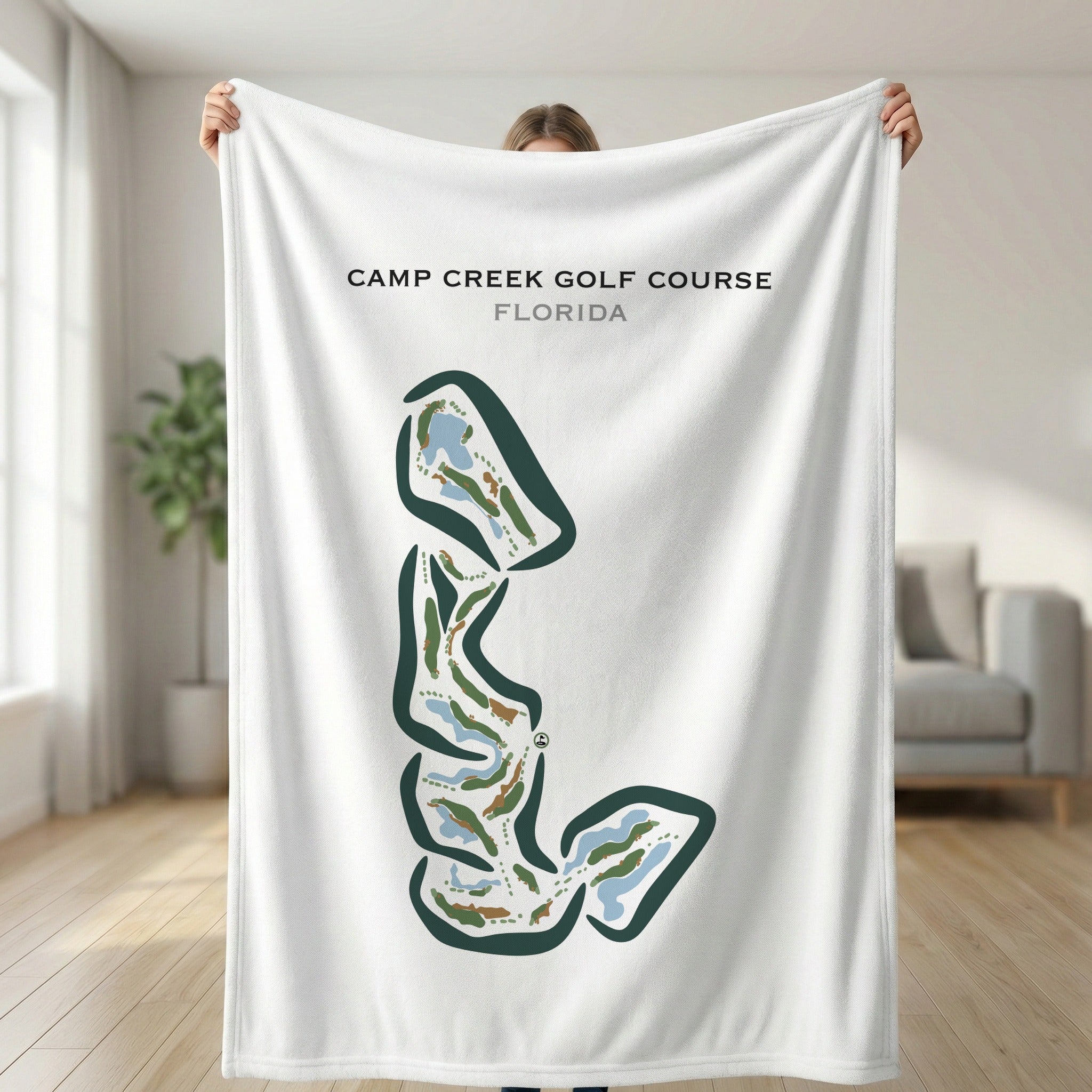 Camp Creek Course, Florida - Printed Golf Courses