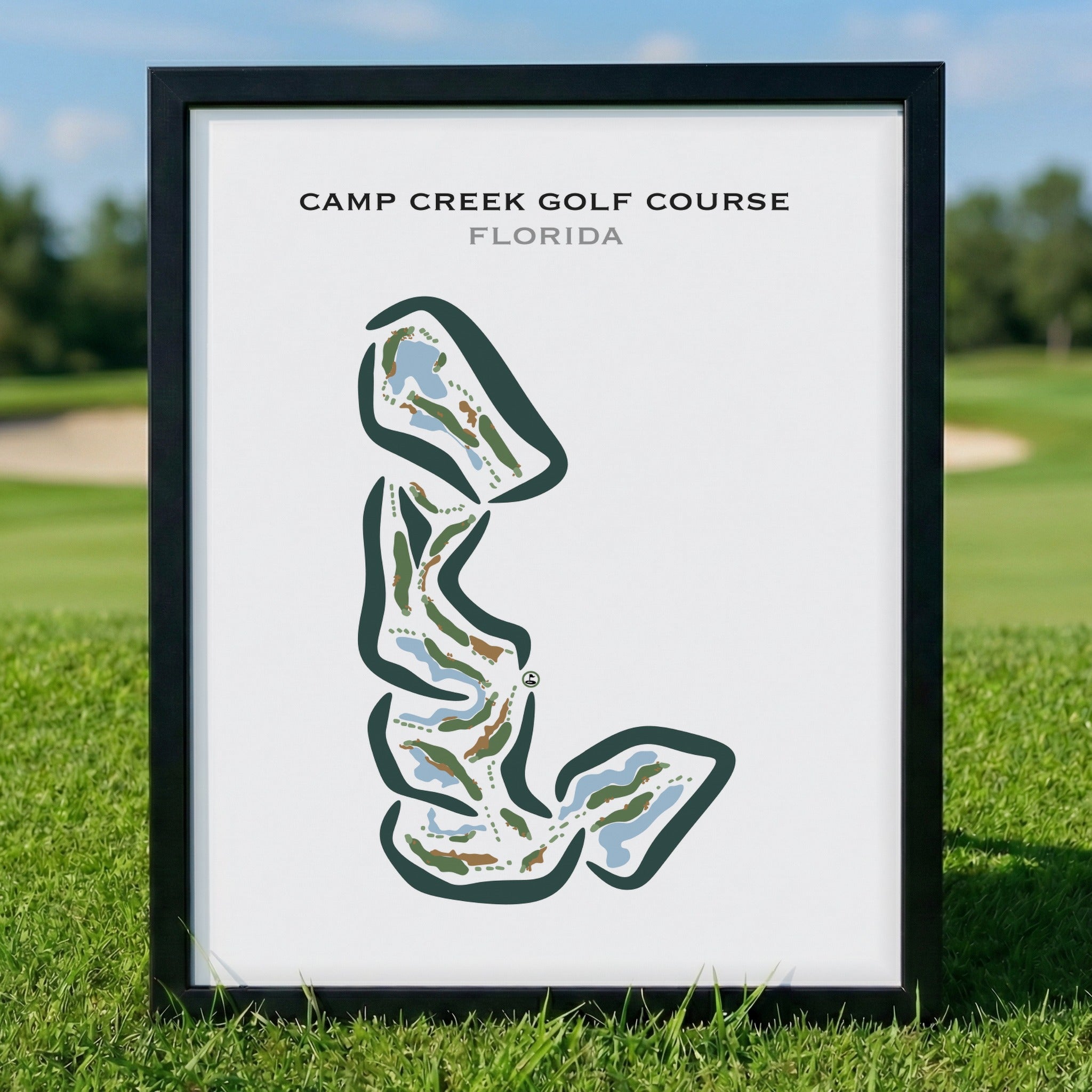 Camp Creek Course, Florida - Printed Golf Courses