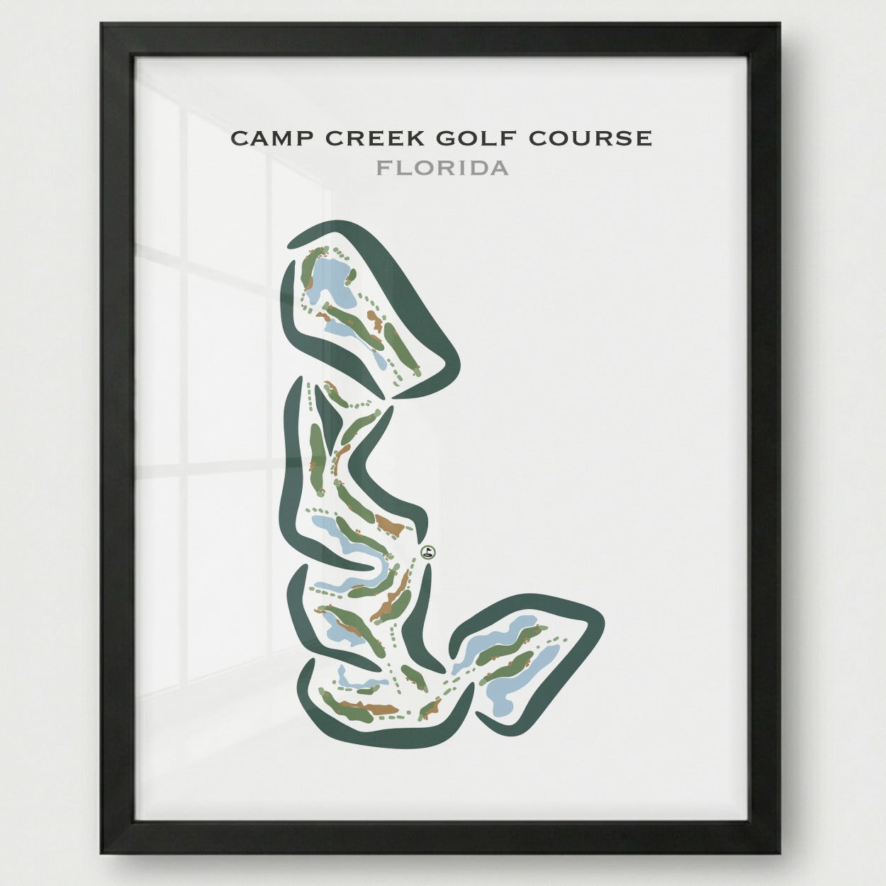 Camp Creek Course, Florida - Printed Golf Courses
