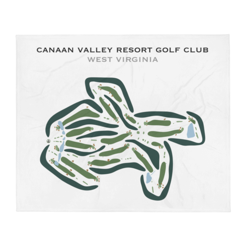 Canaan Valley Resort Golf Club, West Virginia - Printed Golf Courses