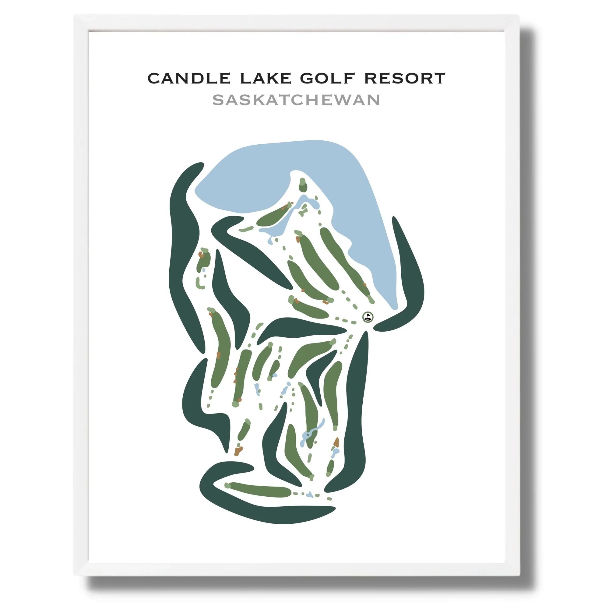 Candle Lake Golf Resort, Saskatchewan - Printed Golf Courses
