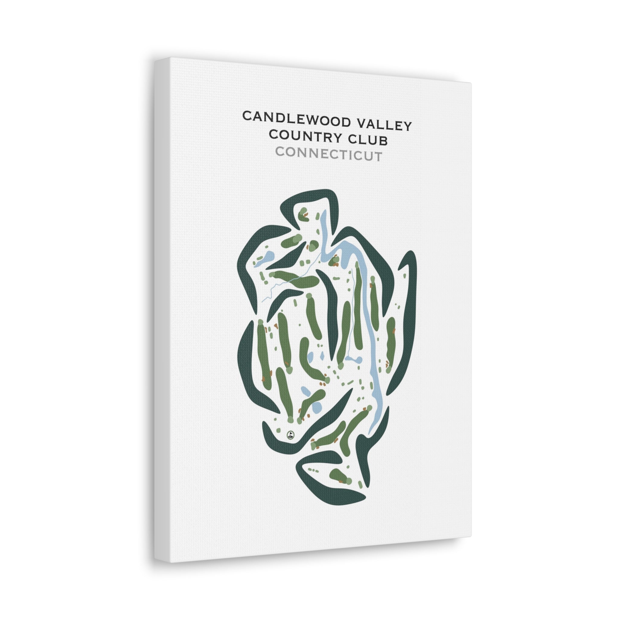 Candlewood Valley Country Club, Connecticut - Printed Golf Courses