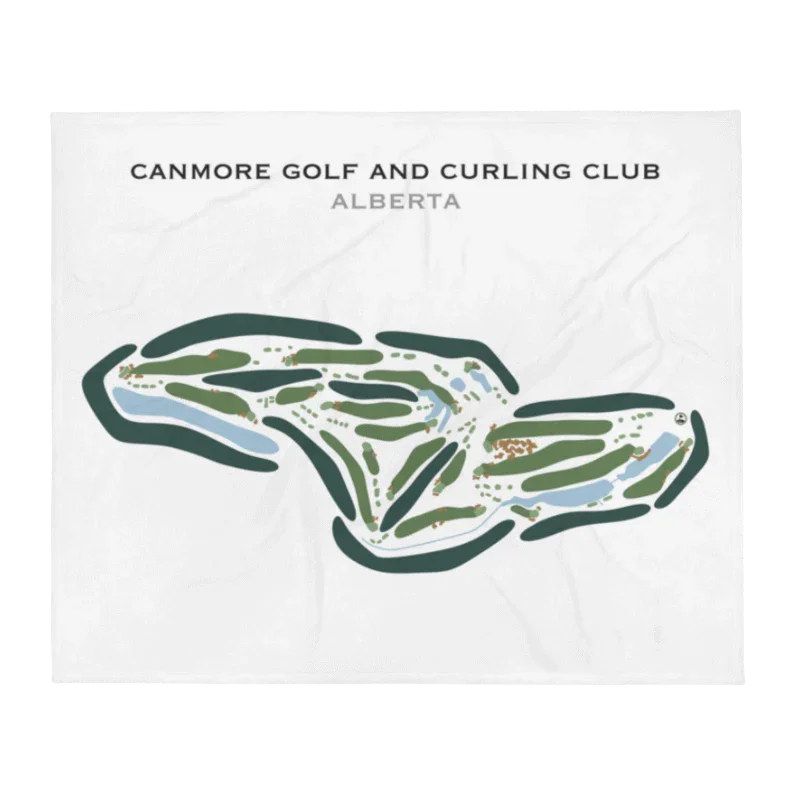Canmore Golf & Curling Club, Alberta, Canada - Printed Golf Courses