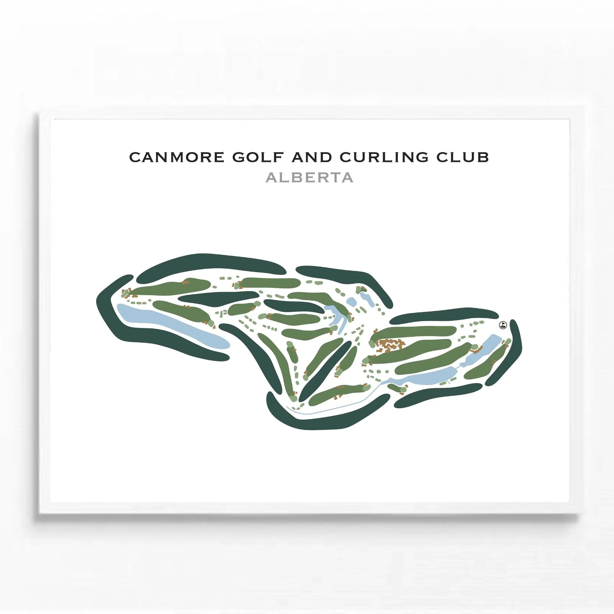 Canmore Golf & Curling Club, Alberta, Canada - Printed Golf Courses
