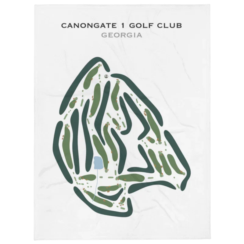 Canongate 1 Golf Club, Georgia - Printed Golf Courses