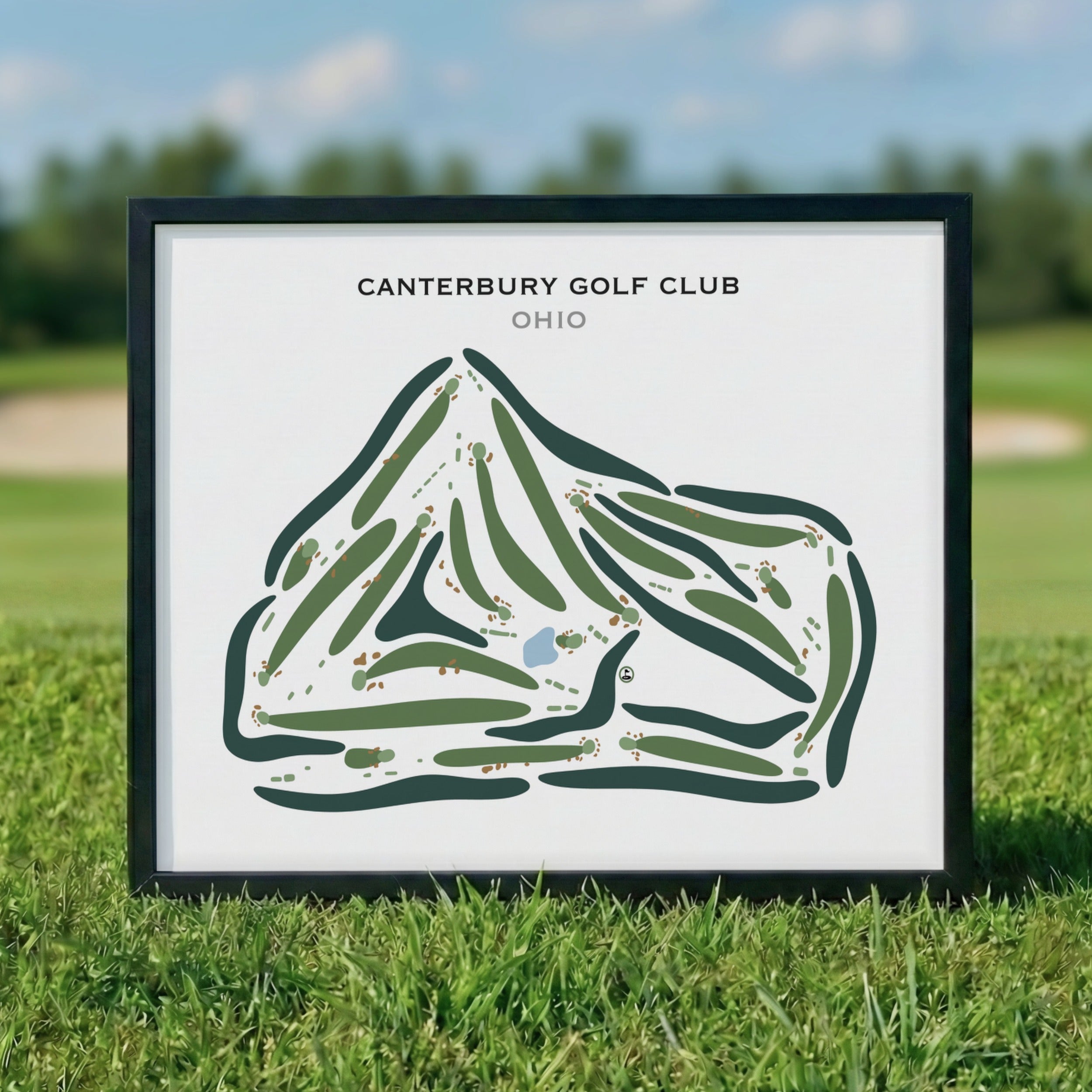 Canterbury Golf Club, Ohio - Printed Golf Courses
