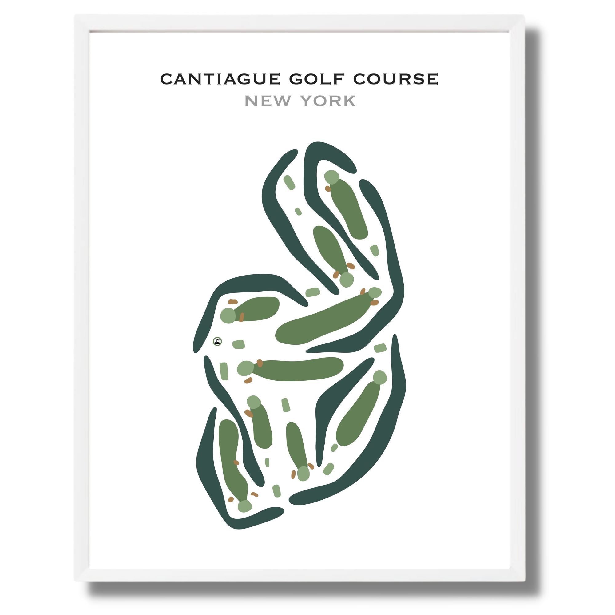 Cantiague Golf Course, New York - Printed Golf Courses