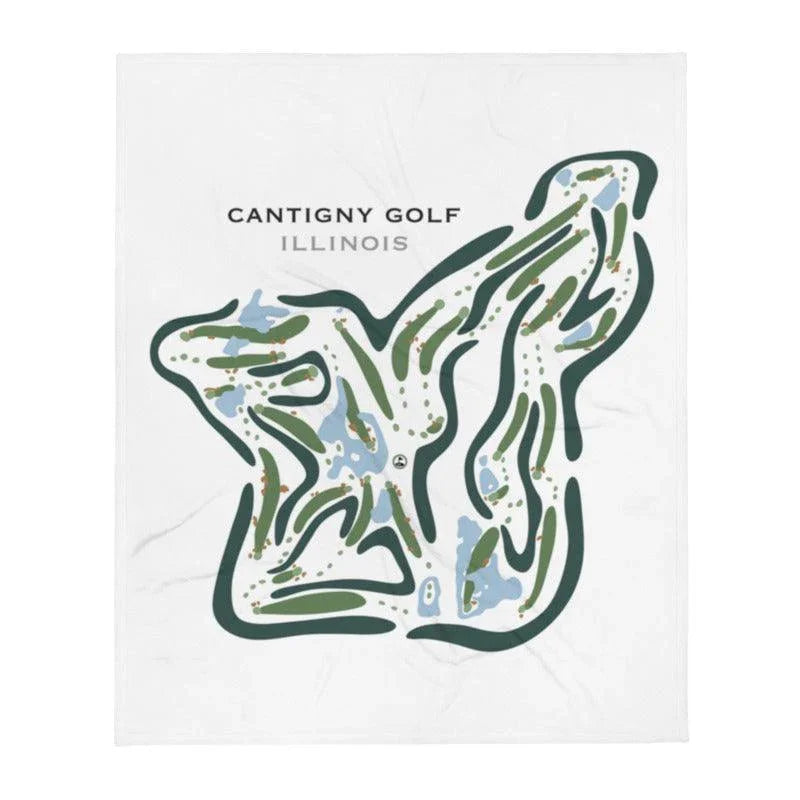 Cantigny Golf, Illinois - Printed Golf Courses