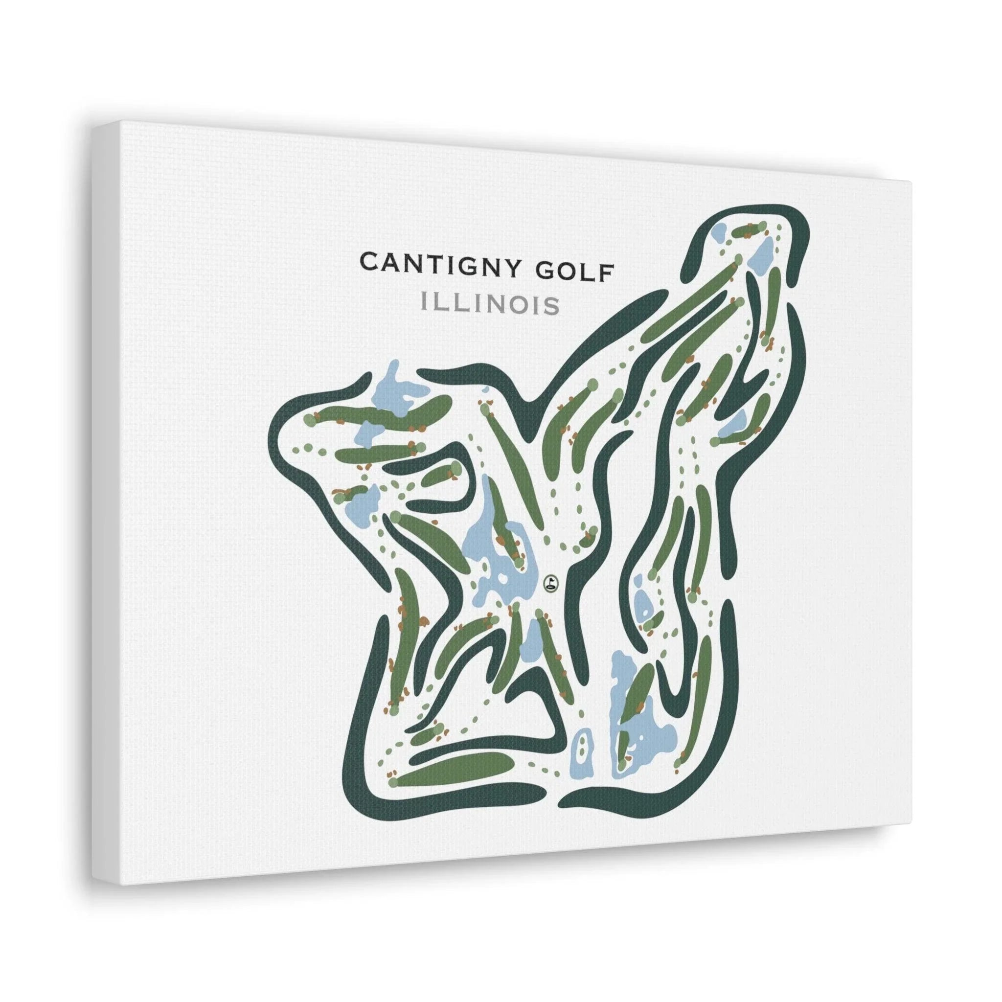 Cantigny Golf, Illinois - Printed Golf Courses
