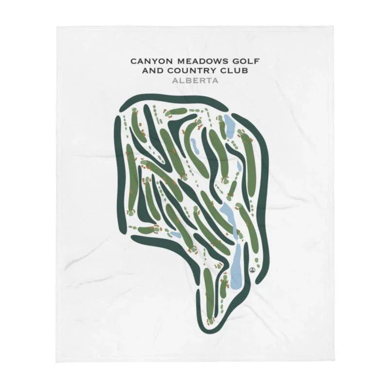 Canyon Meadows Golf and Country Club, Canada - Printed Golf Courses