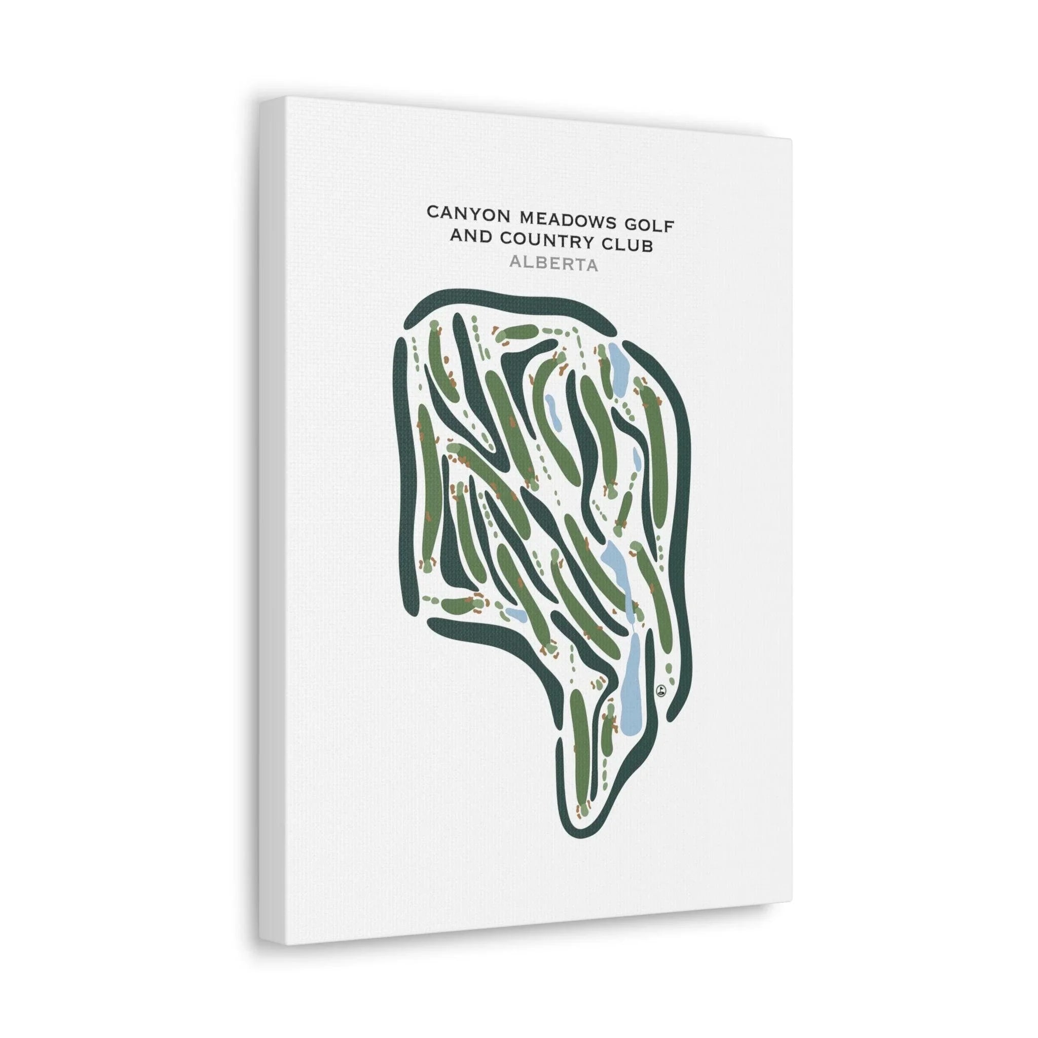 Canyon Meadows Golf and Country Club, Canada - Printed Golf Courses