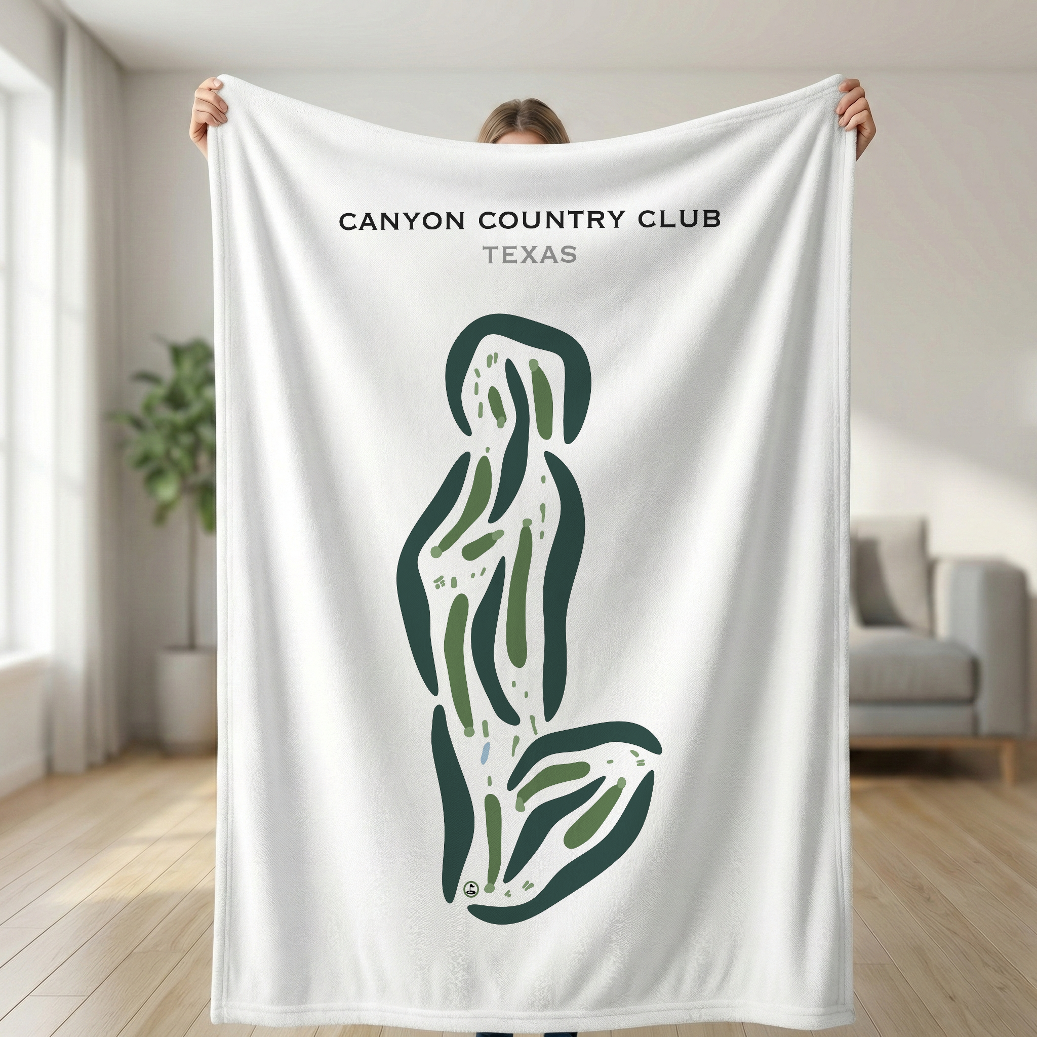 Canyon Country Club, Texas - Printed Golf Courses