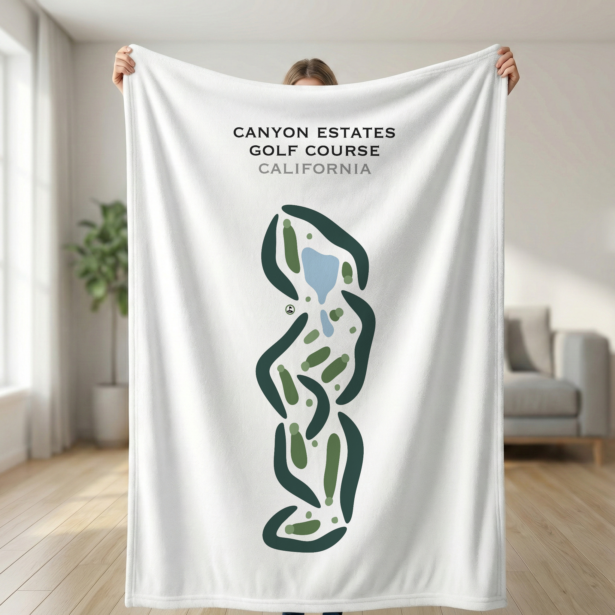 Canyon Estates Golf Course, California - Printed Golf Courses