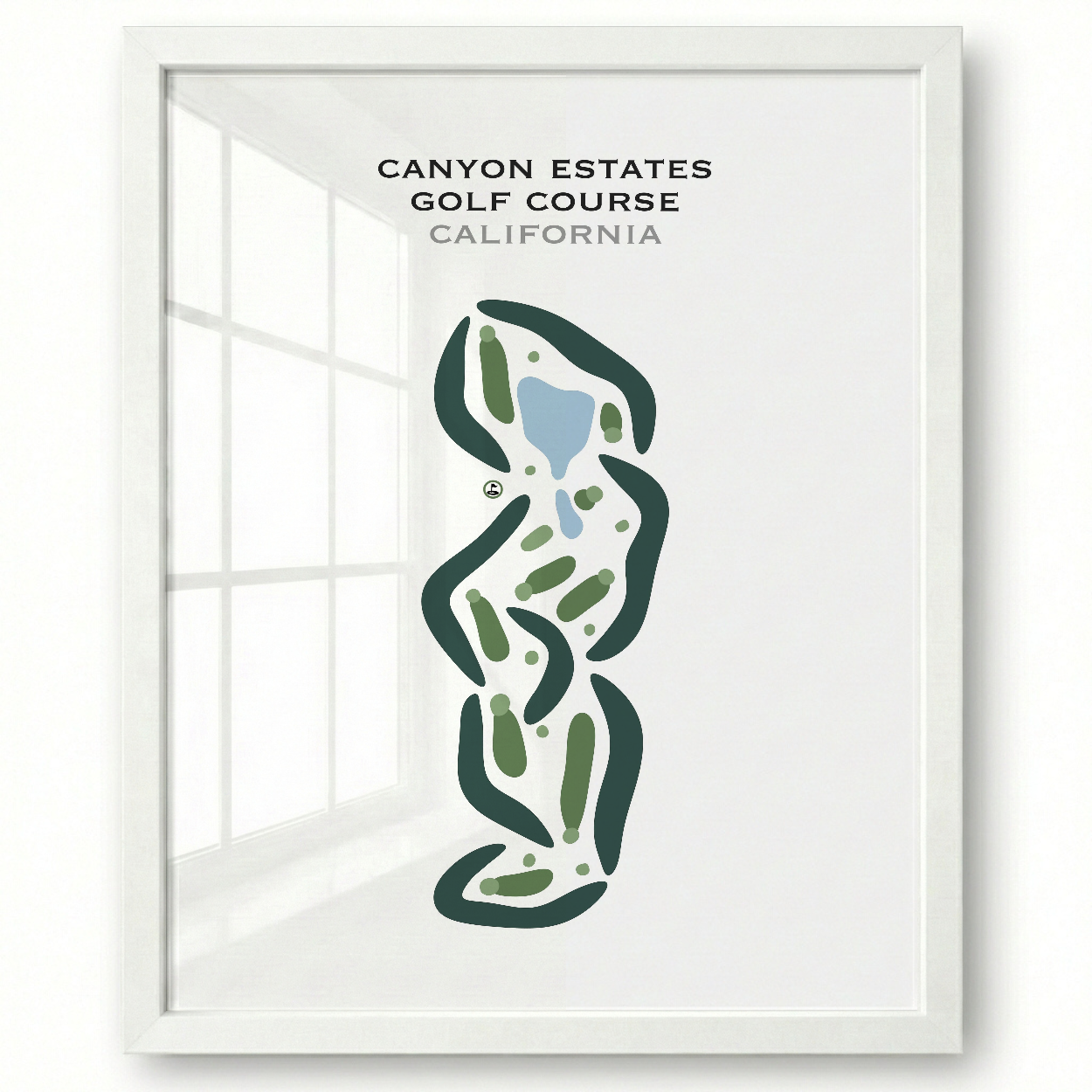 Canyon Estates Golf Course, California - Printed Golf Courses