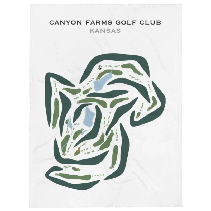 Canyon Farms Golf Club, Kansas - Printed Golf Courses