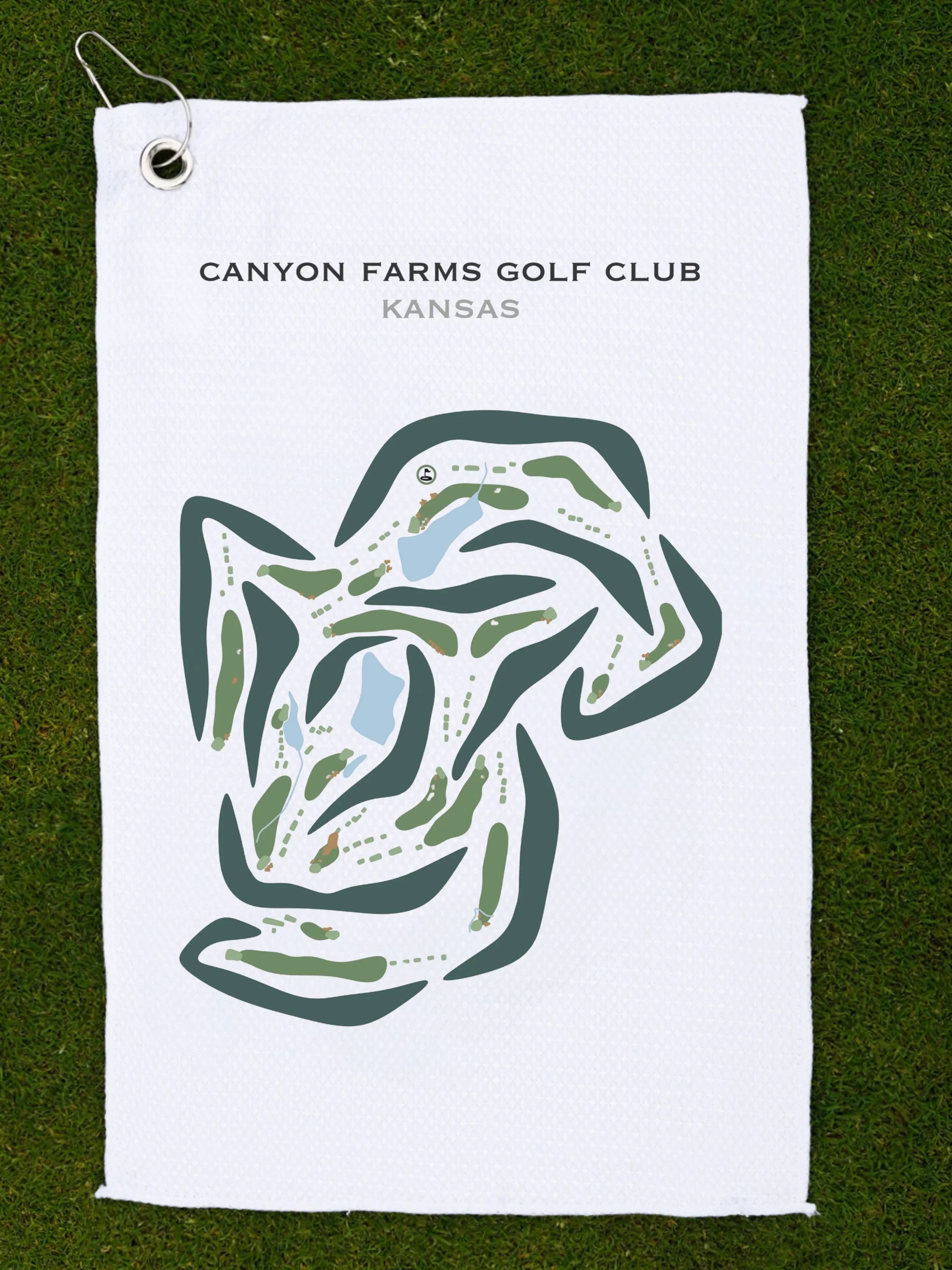 Canyon Farms Golf Club, Kansas - Printed Golf Courses