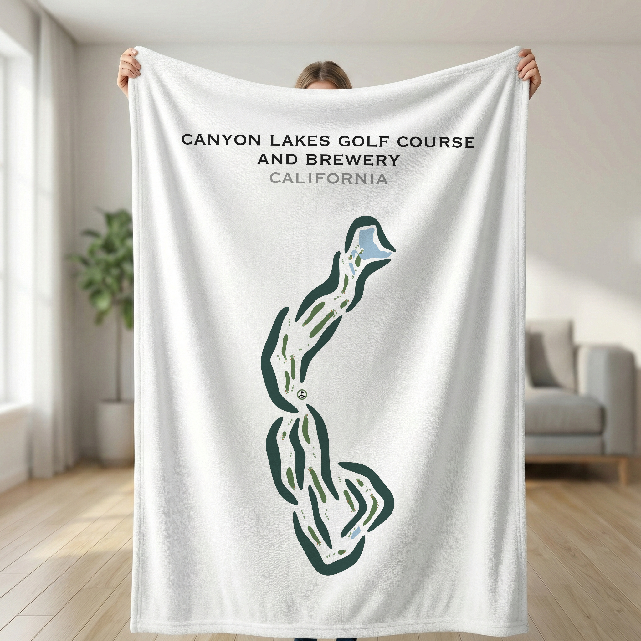 Canyon Lakes Golf Course & Brewery, California - Printed Golf Courses