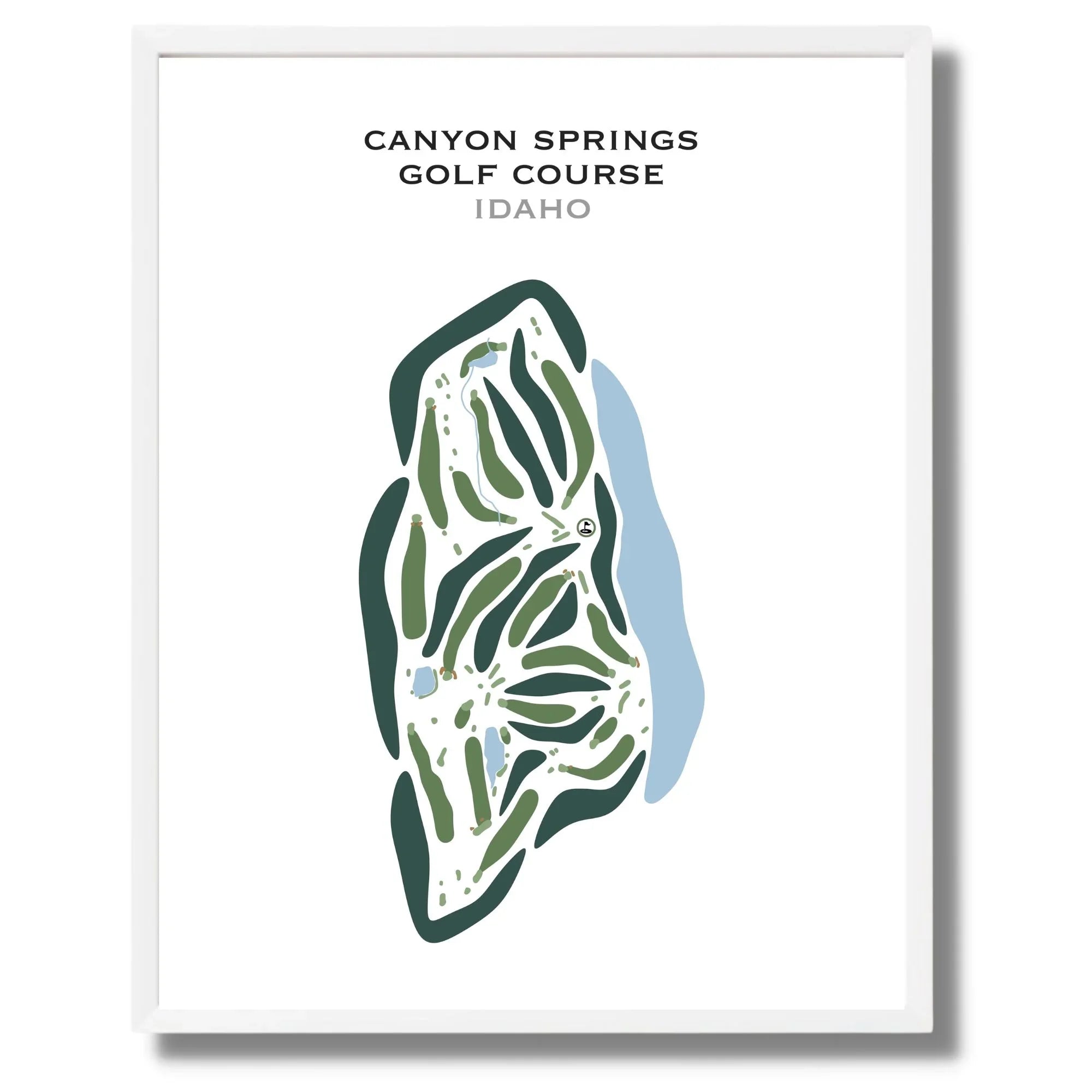 Canyon Springs Golf Course, Idaho - Printed Golf Courses