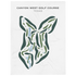 Canyon West Golf Course, Texas - Printed Golf Courses