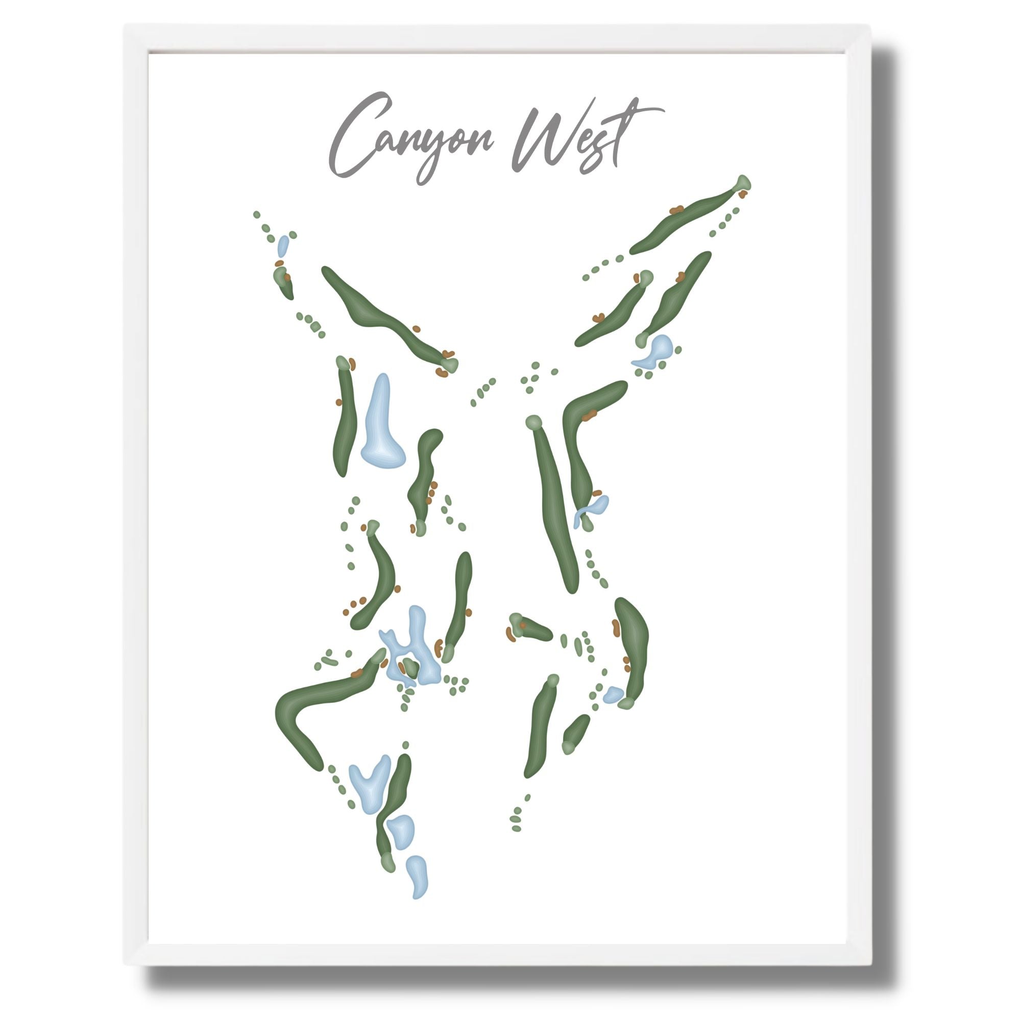 Canyon West Golf Course, Texas - Gradient Style