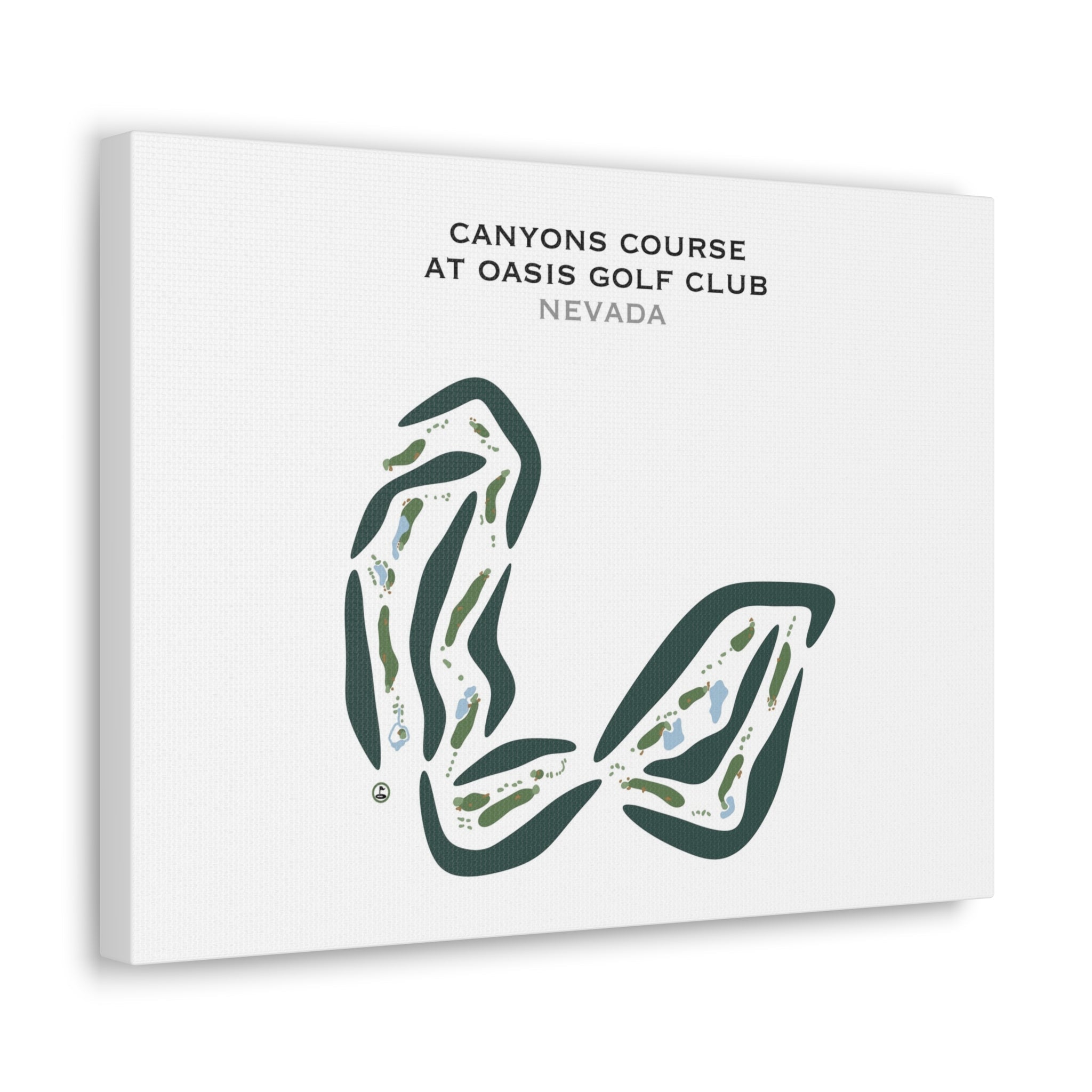 Canyons Course At Oasis Golf Club, Nevada - Printed Golf Courses