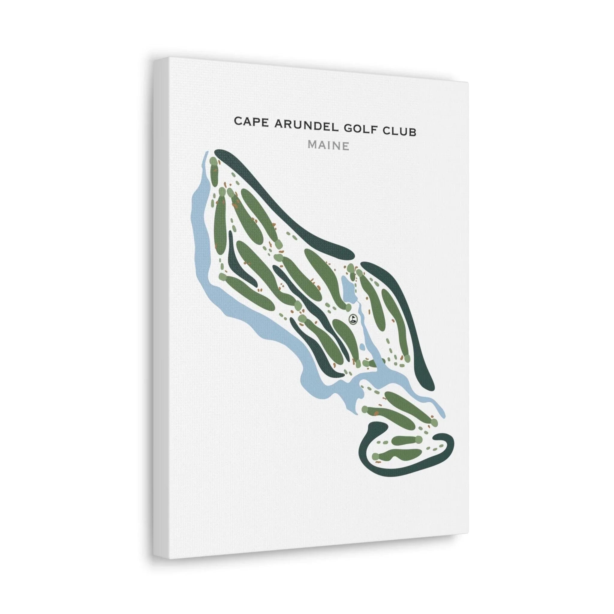 Cape Arundel Golf Club, Maine - Printed Golf Courses