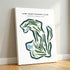 Cape Fear Country Club, North Carolina - Printed Golf Courses