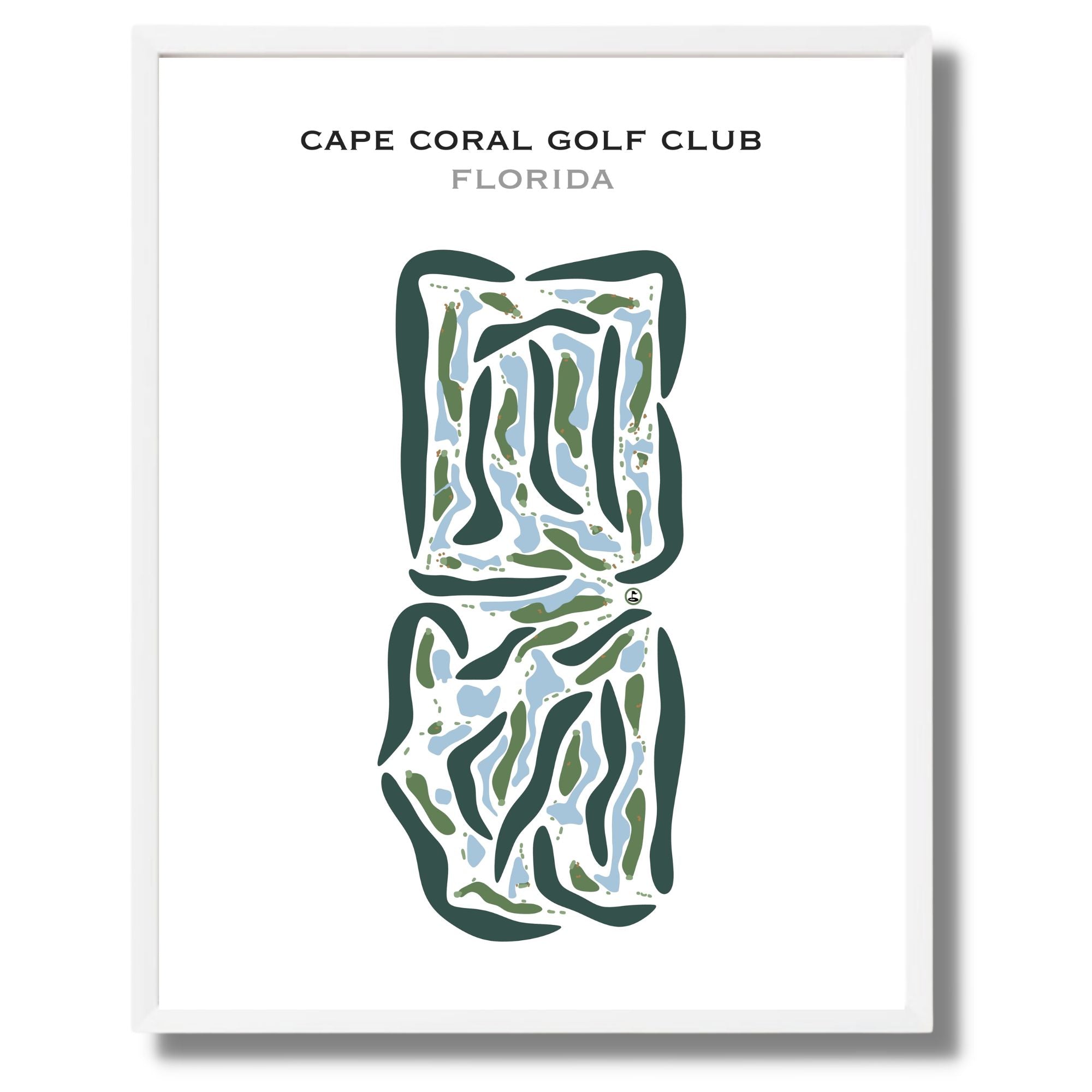Cape Royal Golf Club, Florida - Printed Golf Courses