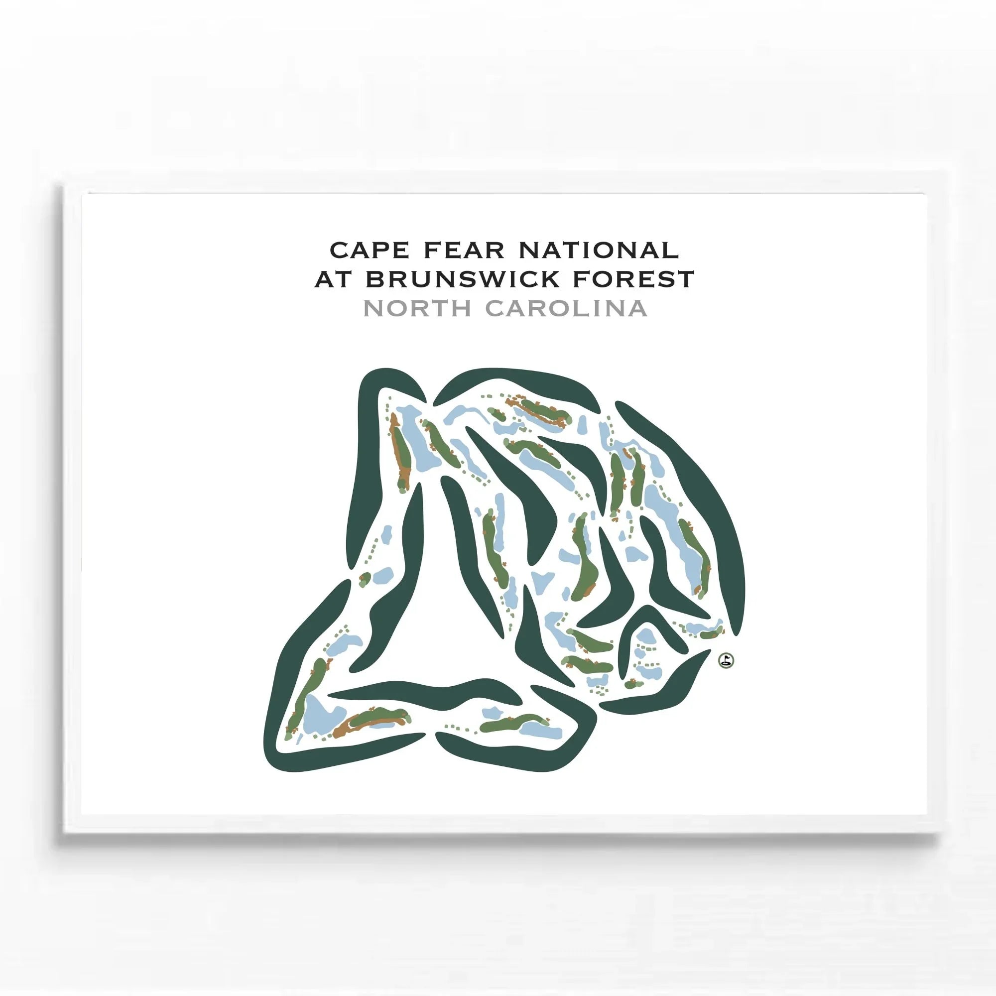 Cape Fear National Golf Course at Brunswick Forest, North Carolina - Printed Golf Courses