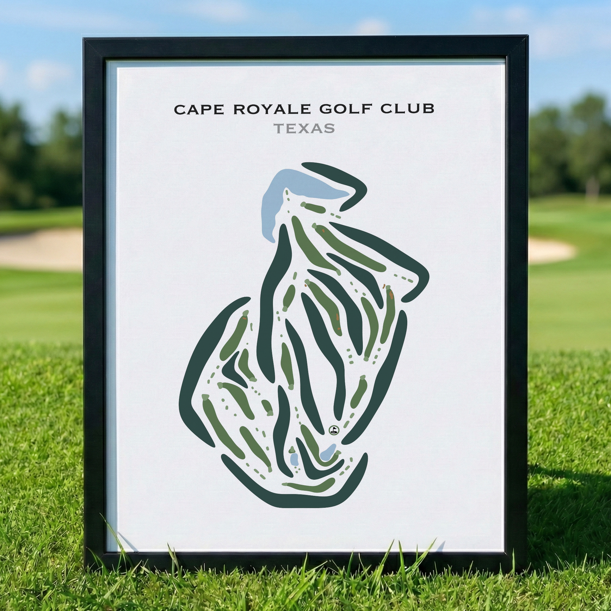 Cape Royale Golf Club, Texas - Printed Golf Courses