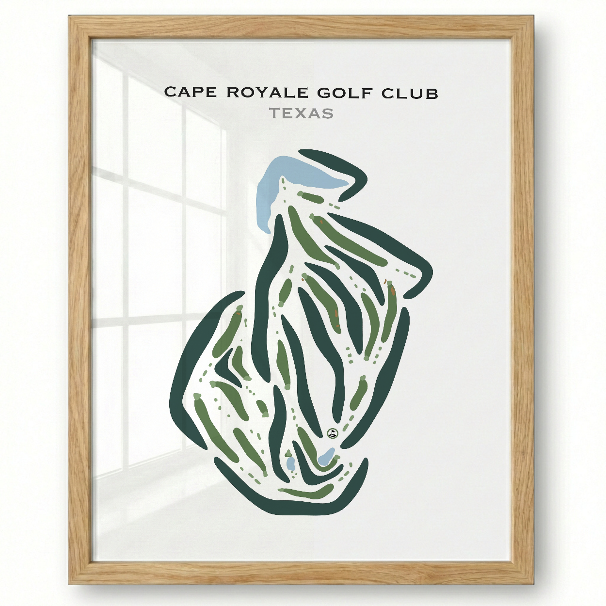 Cape Royale Golf Club, Texas - Printed Golf Courses