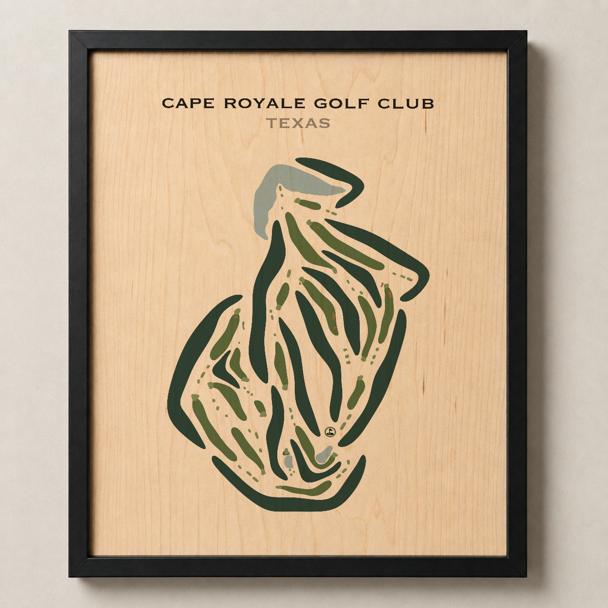 Cape Royale Golf Club, Texas - Printed Golf Courses