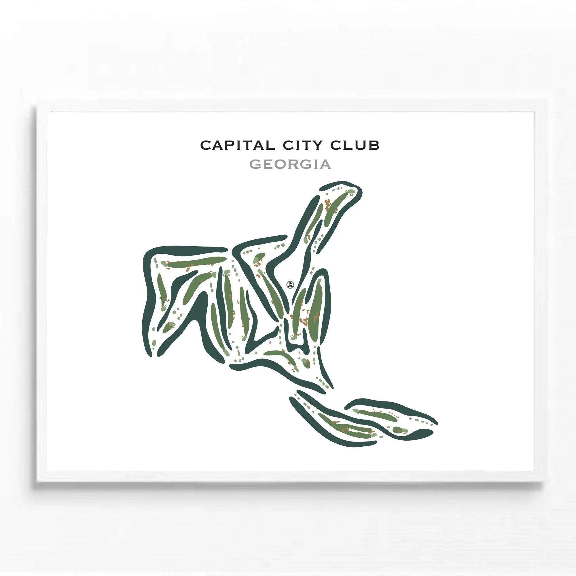 Capital City Golf Course, Georgia - Printed Golf Courses