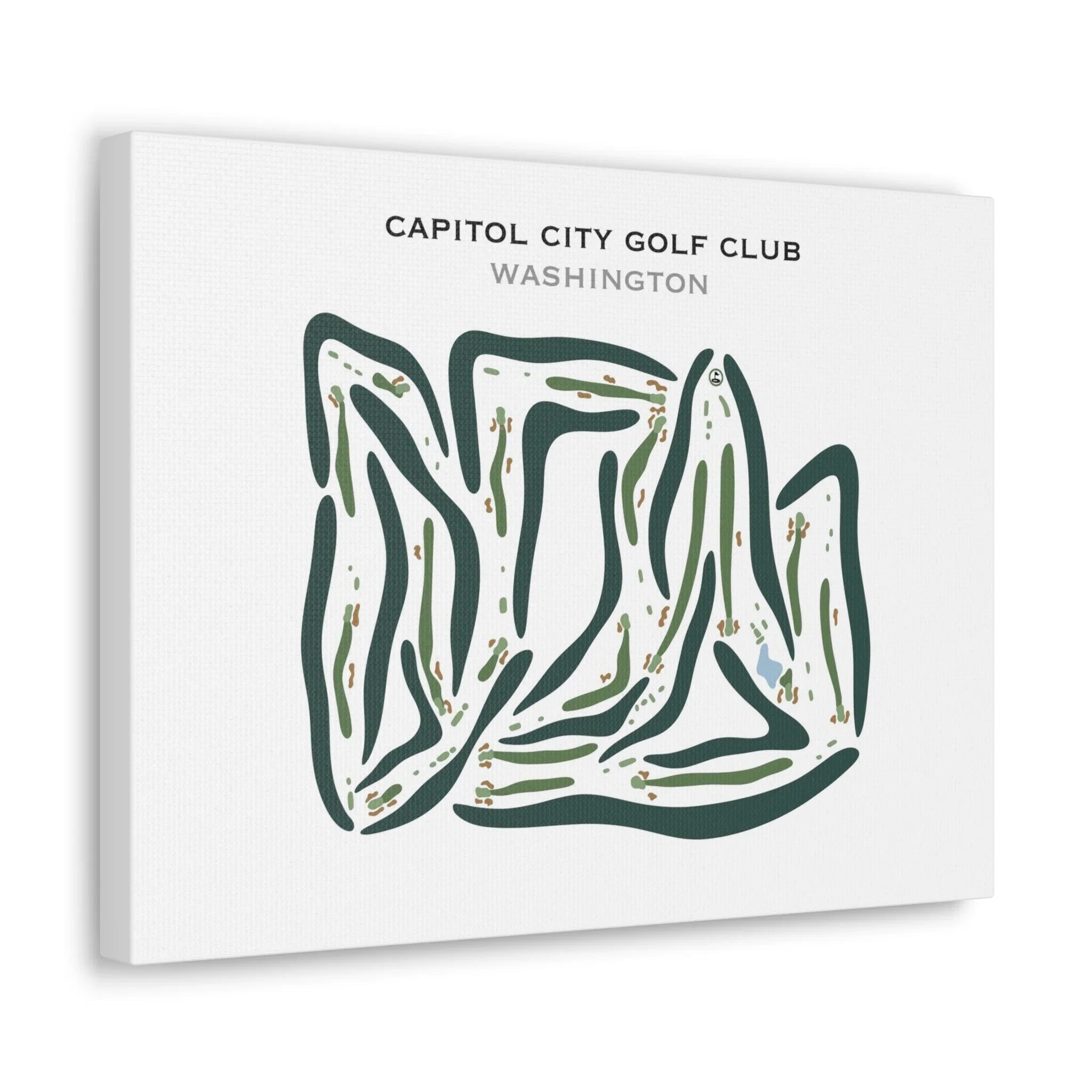Capitol City Golf Club, Washington - Printed Golf Courses