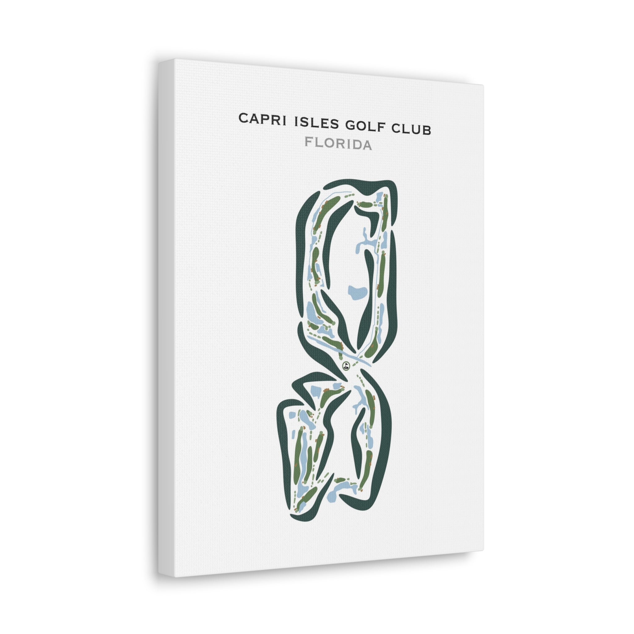 Capri Isles Golf Club, Florida - Printed Golf Courses