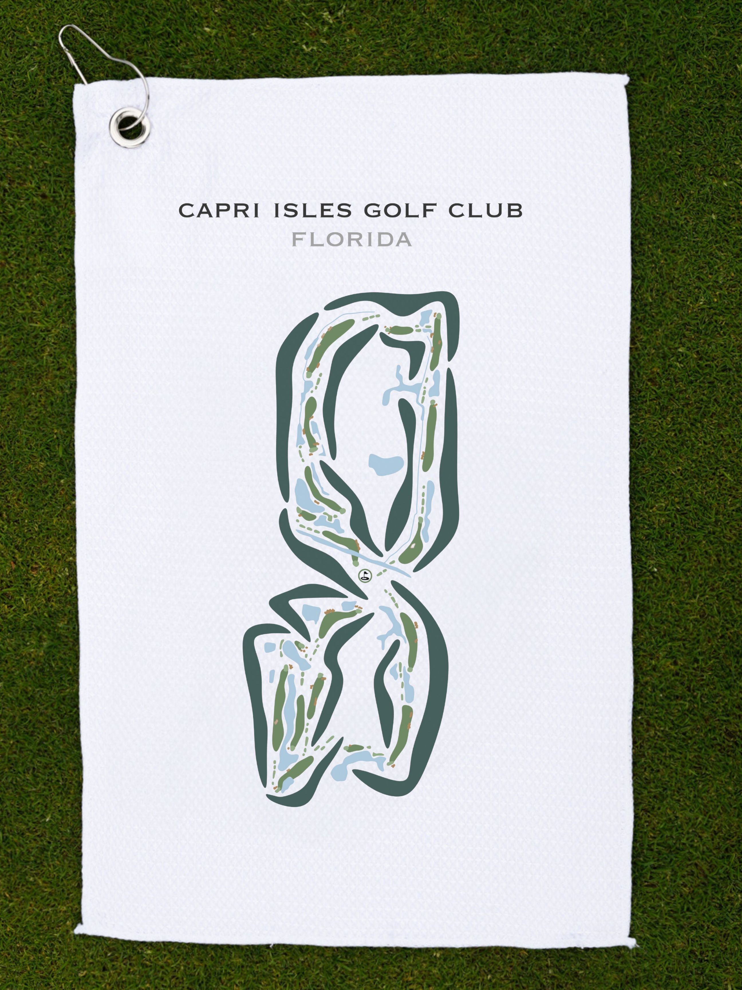 Capri Isles Golf Club, Florida - Printed Golf Courses