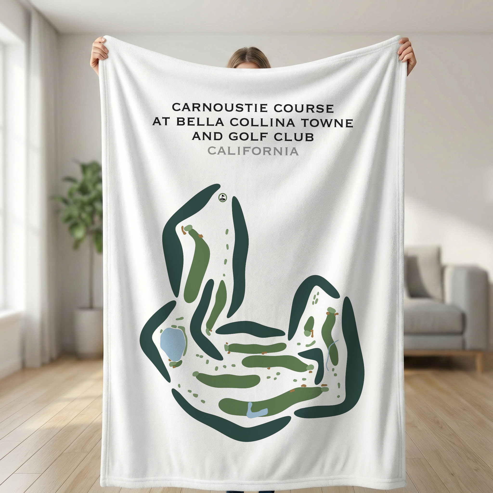 Carnoustie Course at Bella Collina Towne & Golf Club, California - Printed Golf Courses